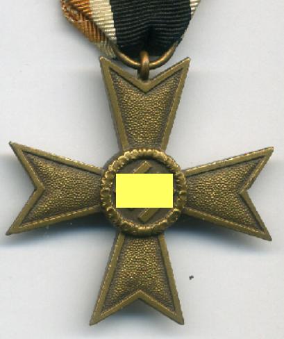 
(V4398)  A War Merit Cross 2nd Class Without Swords