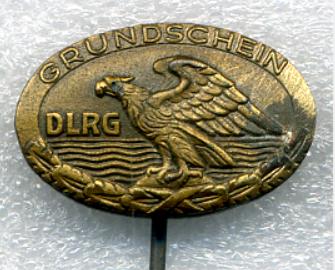   (V4886) A Stickpin Membership Badge in bronze to the German DLRG Lifesaving Association